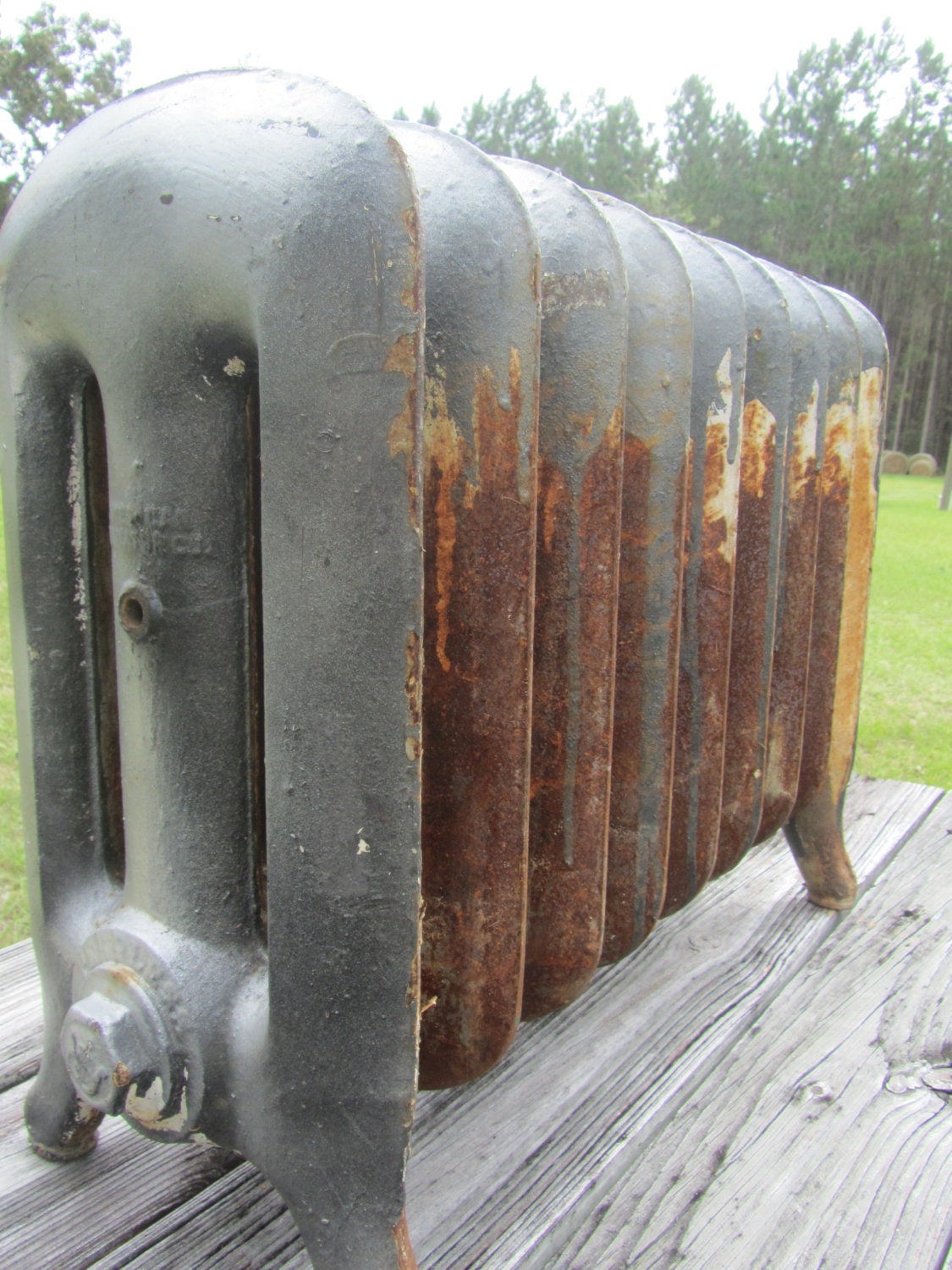 Antique radiator Vintage heater radiant heatercast iron Etsy