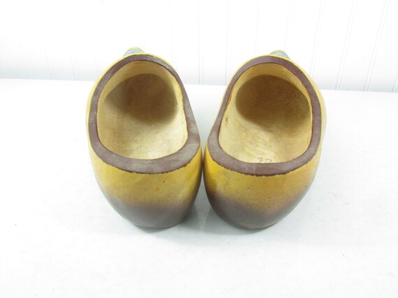 Dutch wood shoes, Dutch clogs, vintage shoes, win… - image 2