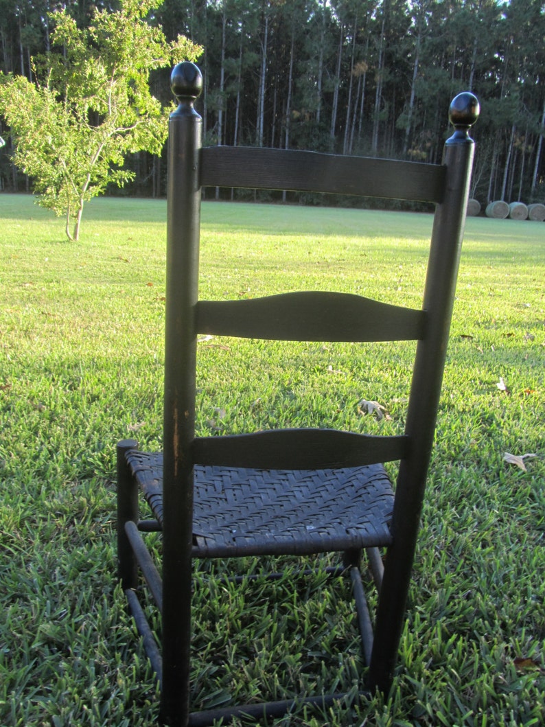 Vintage Chair Antique Wood Chair Furniture Ladder Back Etsy