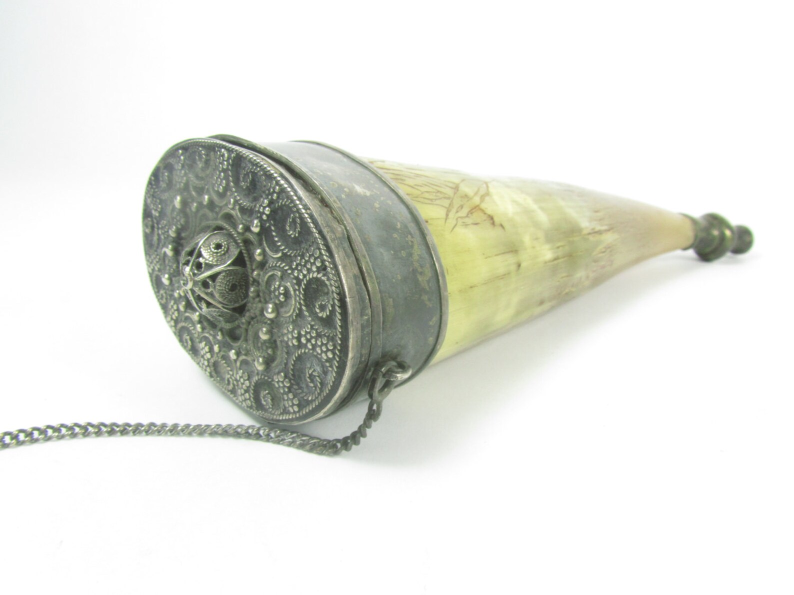 Antique Snuff Horn Snuff Box Snuff Mull Scottish Mull Etsy