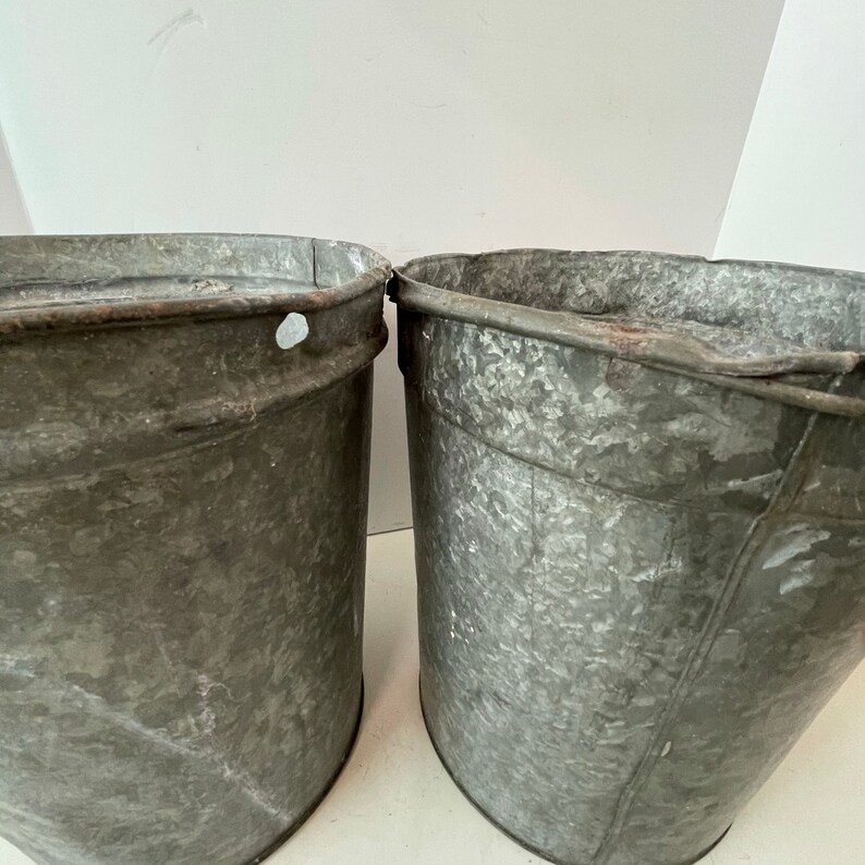 MAPLE SYRUP BUCKET Galvanized Bucket Rustic Bucket Pail Etsy