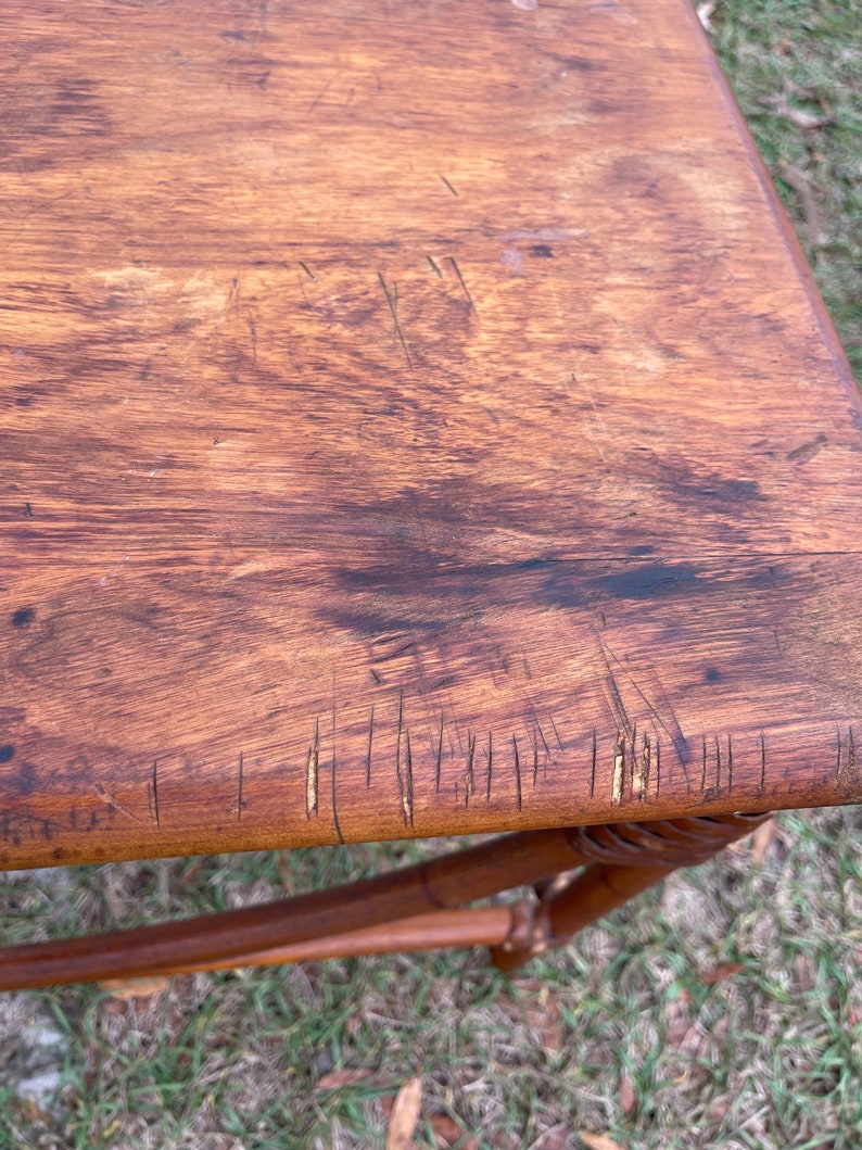 Heywood Wakefield Table Vintage Side Table Wood Table Etsy