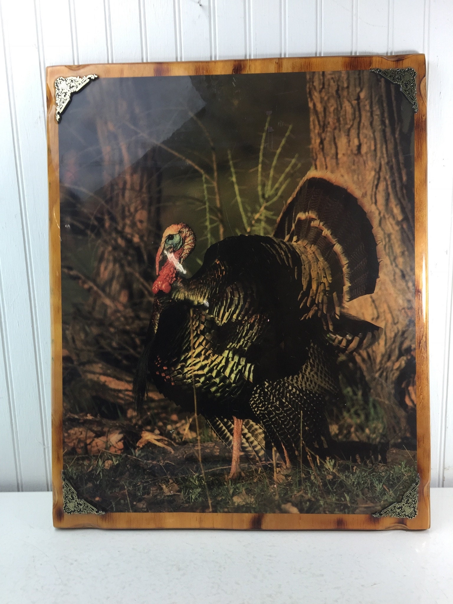 Wild Turkey Art, Wall Hanging, Turkey Picture, Hunting Scene