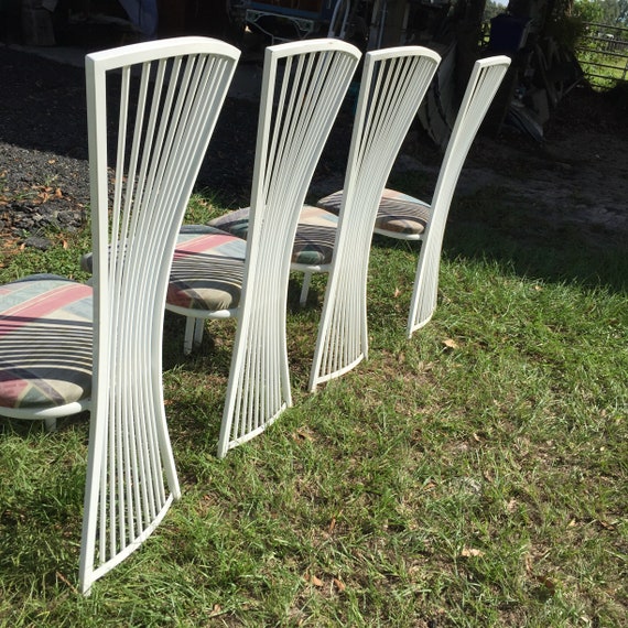Plastic fan cheap chair garden