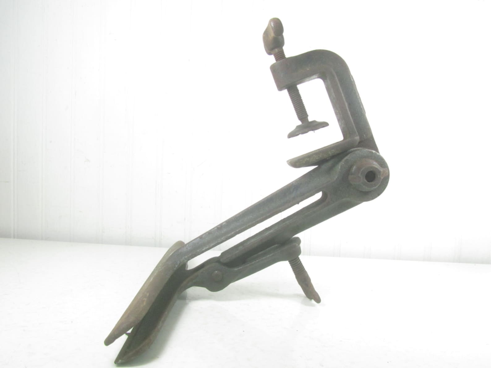 ANTIQUE Clamp Bench Mount Clamp Vintage Tool Rust Metal Etsy