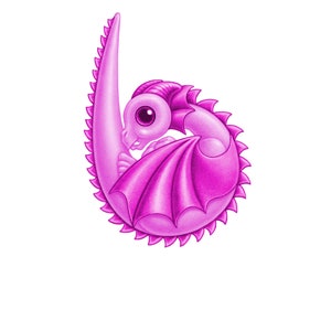 Dragon Baby b, de un corral lleno de Letras del Pequeño Dragón
