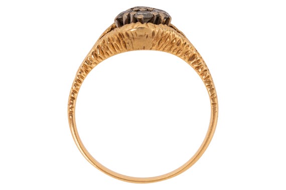 18K Four-Stone Diamond Ring - image 2