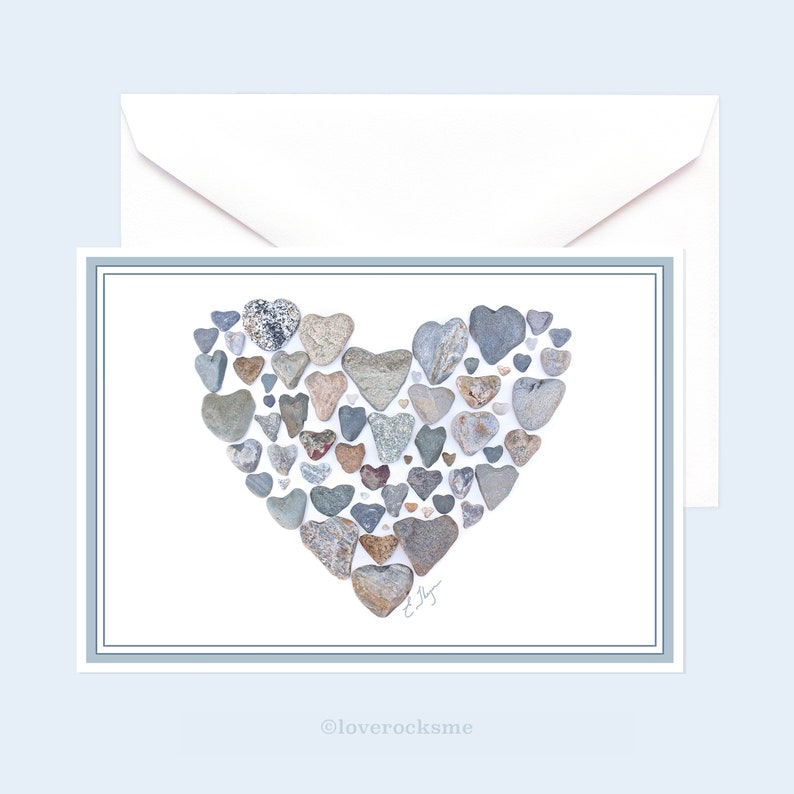 Heart of hearts gift enclosure card, love card, love thank you note, love stationary, 3.5x5 love card, wedding rsvp card, wedding reply card image 1