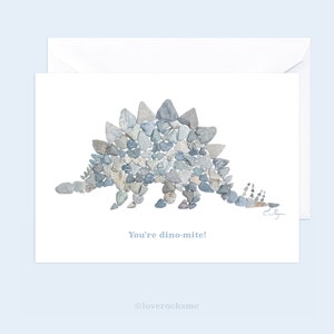Dinosaur card, dinosaur pun card, dinosaur gifts, children&#39;s birthday card, punny thank you card, dinosaur valentine, dinosaur lover card