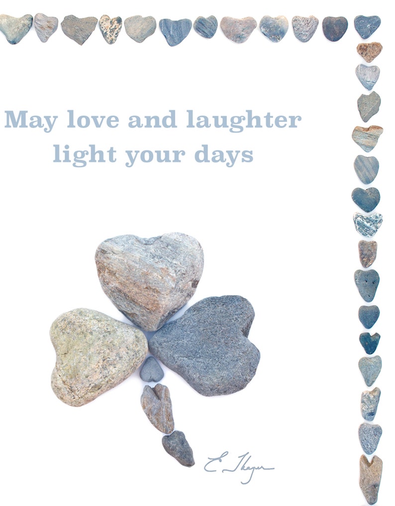 Irish Blessing Print Irish Blessing Wall Art Shamrock Wall Etsy