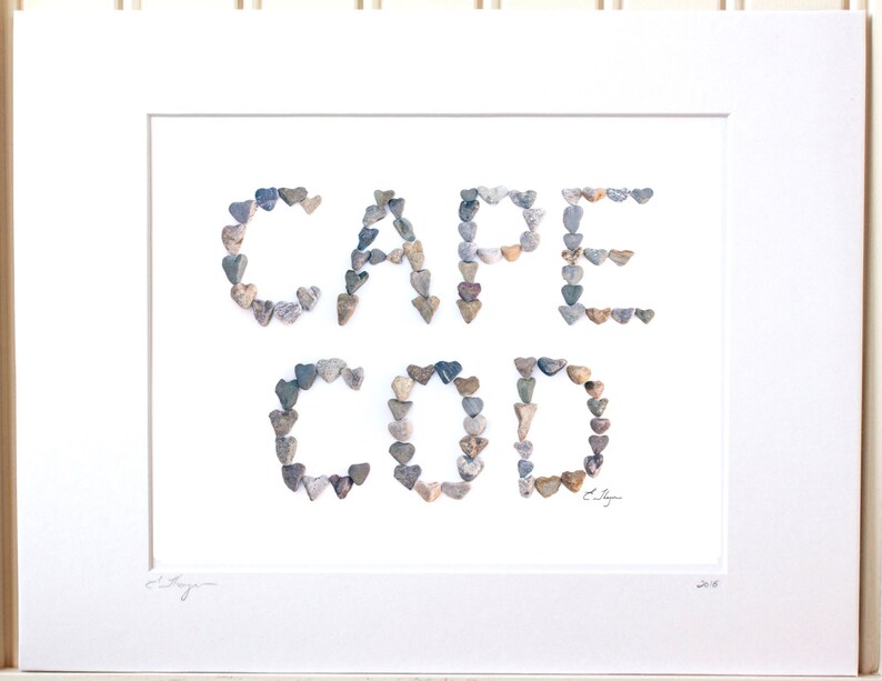 Cape Cod print, Cape Cod wall art, Cape Cod sign, Cape Cod love, Cape Cod poster, Cape Cod wedding, Cape Cod decor, Cape Cod gifts image 1