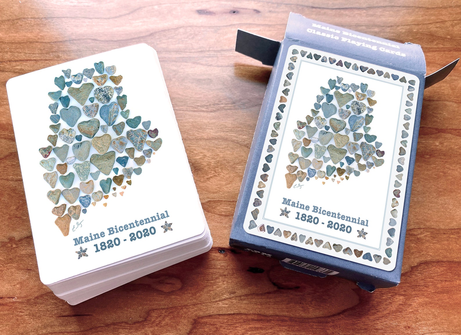 Maine Playing Cards Maine Card Deck Maine Art Maine Lover Etsy