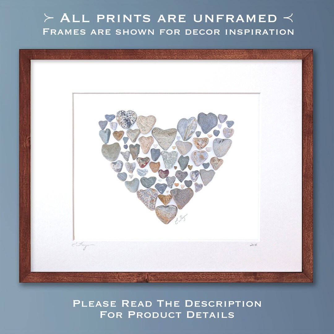 Heart of Hearts Wall Art, Hearts in Heart Print, Heart is Full Art