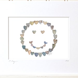Smiley Face print, smiley face wall art, smiley face art, smiley face decor, Maine made gifts, happy face poster, kids room decor