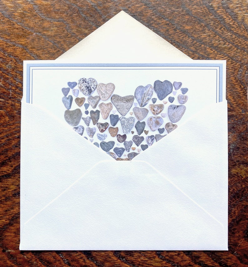 Heart of hearts gift enclosure card, love card, love thank you note, love stationary, 3.5x5 love card, wedding rsvp card, wedding reply card image 5