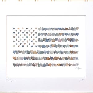 American Flag print, Patriotic art, Patriotic decor, American flag wall art, Fourth of July, citizenship gift, military gift, patriotic gift