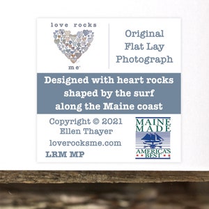 Heart Rocks Sailboat Art Print, Beach House Wall Art, Gift for a Sailor, Coastal Decorating image 7