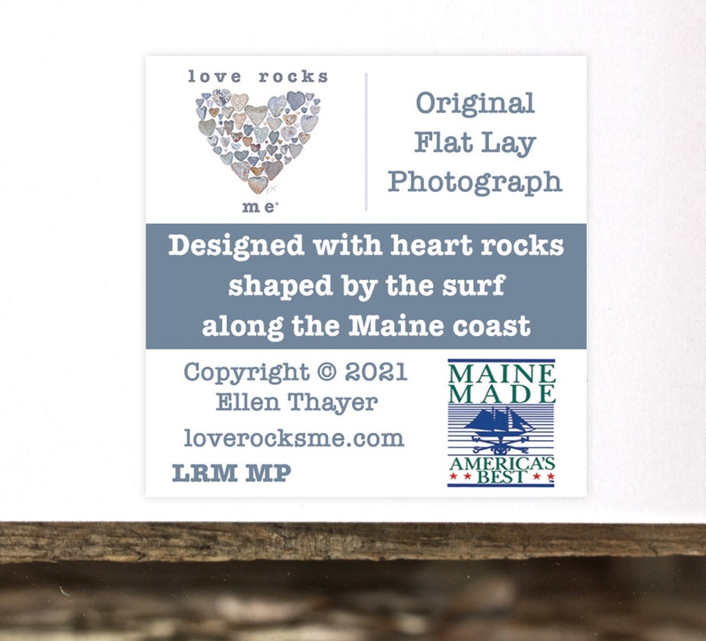 Heart Rocks Sailboat Art Print, Beach House Wall Art, Gift for a Sailor, Coastal Decorating image 7