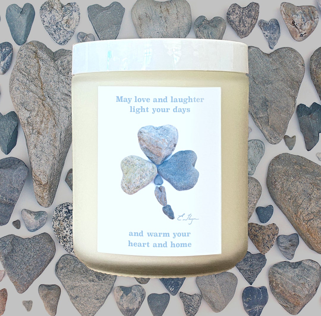 Irish Blessing Candle, Irish Blessing Gifts, Irish Candle, St. Patrick's Day Gifts, Shamrock