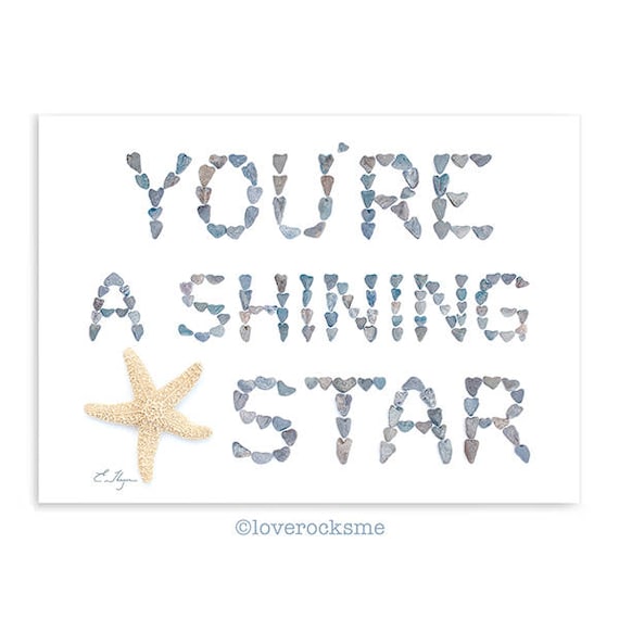 You're a shining star card inspirational card card of | Etsy
