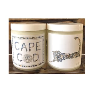 Cape Cod candles, Cape Cod gifts, Cape Cod map decor, Love Cape Cod, Cape Cod wedding favor, Cape Cod heart rocks, Cape Cod souvenir