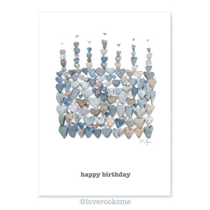 Happy Birthday card, coastal birthday card, birthday cards for mom, birthday cards for her, nautical birthday, beach birthday card image 1