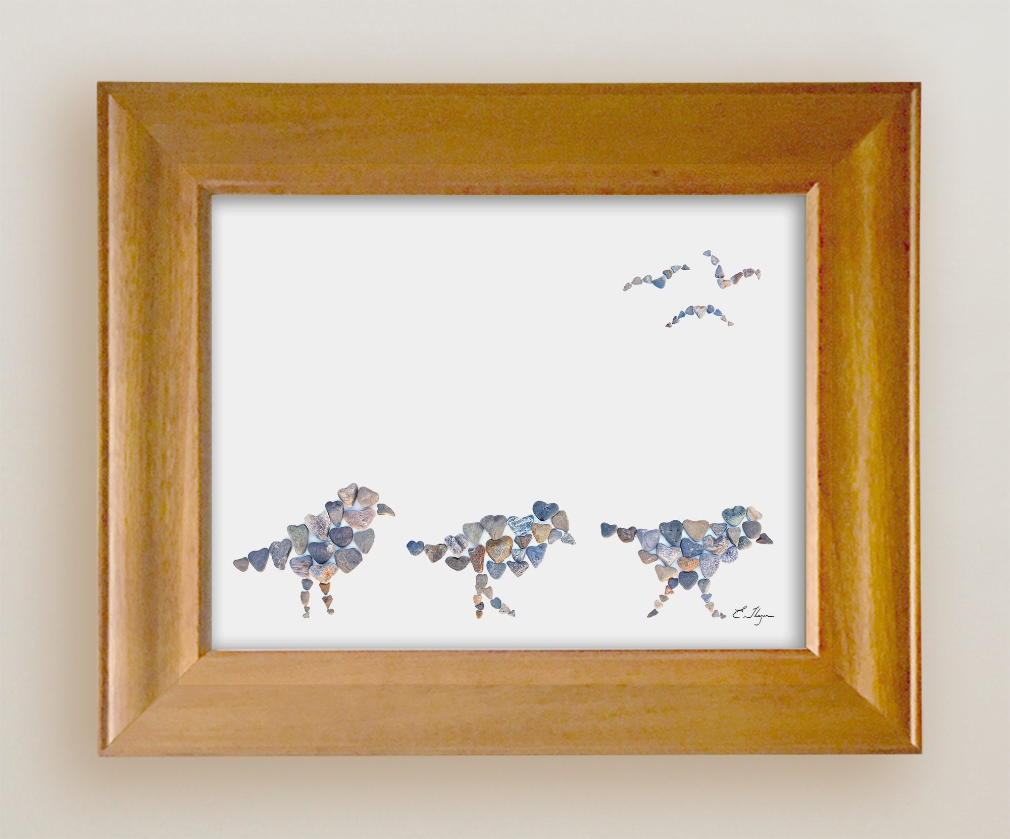 Shorebirds Art Print, Beach House Wall Art, Coastal Bird Lover Gift - Etsy