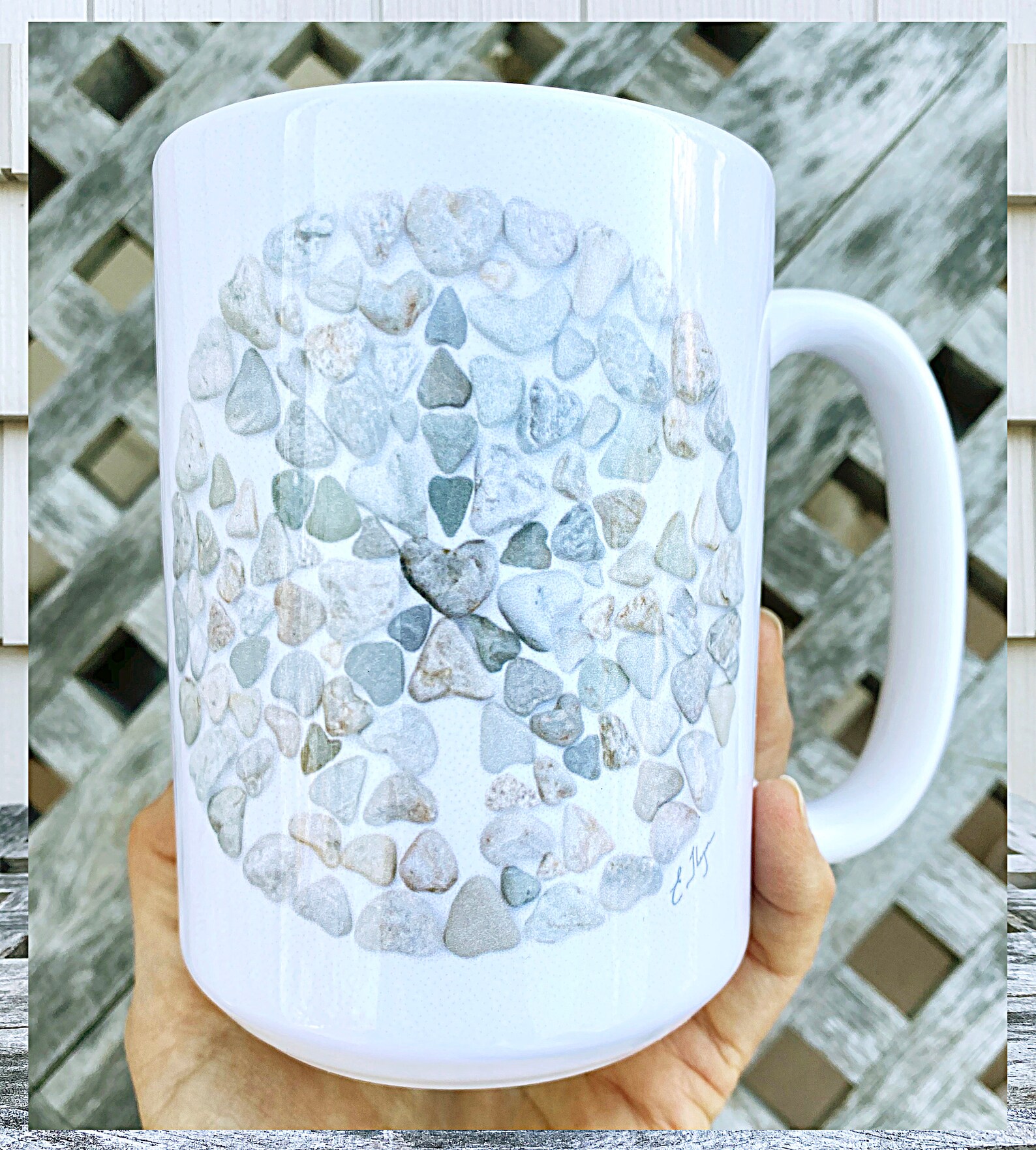 Seashore Mugs Coastal Mug Set Beach Mug Set Starfish Mug Etsy