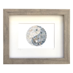 Yin Yang framed art print, yin yang wall decor, yin yang gifts, yin yang art, yin and yang symbol, zen decor, zen wall art, meditation decor
