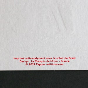 Carte Letterpress citation sur la Créativité d'Einstein image 6