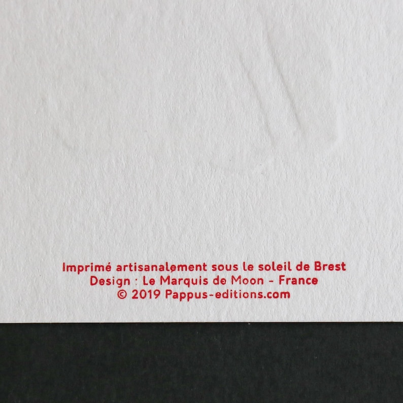 Carte Letterpress citation sur la Créativité d'Einstein image 6