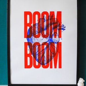 Affiche Sérigraphiée Boom Boom Signée par l'artiste image 2