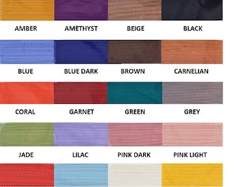 Nylon Cord Griffin Beading & Knotting Thread with Needle 6 Sizes 1 thru 8 and 20 Colors