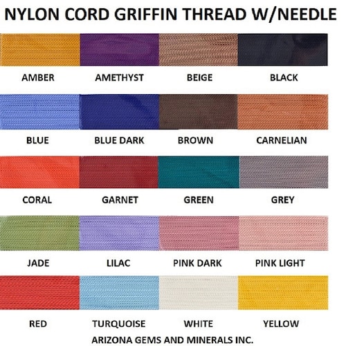 Griffin Silk Thread Cord All Sizes All Colors - Etsy