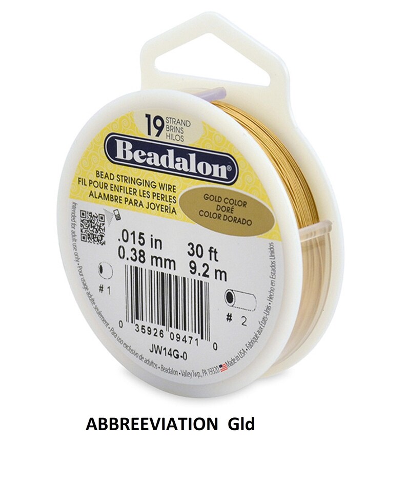 Beadalon 49 Hilos De Cordon De Cordon, 0.024 Pulgadas, Plata | Cuotas