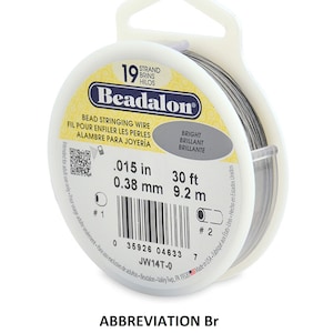 Fil De Nylon Pour Perles Nymo Beadalon Crème X58,5m - Ma Petite Mercerie