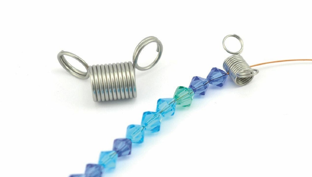 Bead Stoppers Prevent Beads From Falling off the End. Small 8 Pc