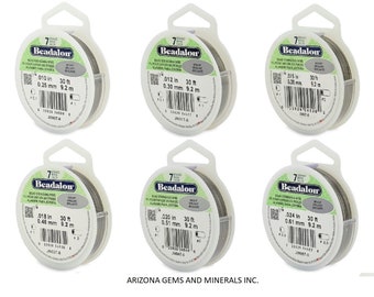 Beadalon Beading Wire/Nylon-Covered Wire (click for colors & sizes