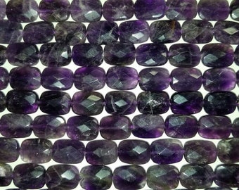 Amethyst 16x12mm Thin Pillow Faceted Approx. 15.5 inch Strand. FREE SHIPPING