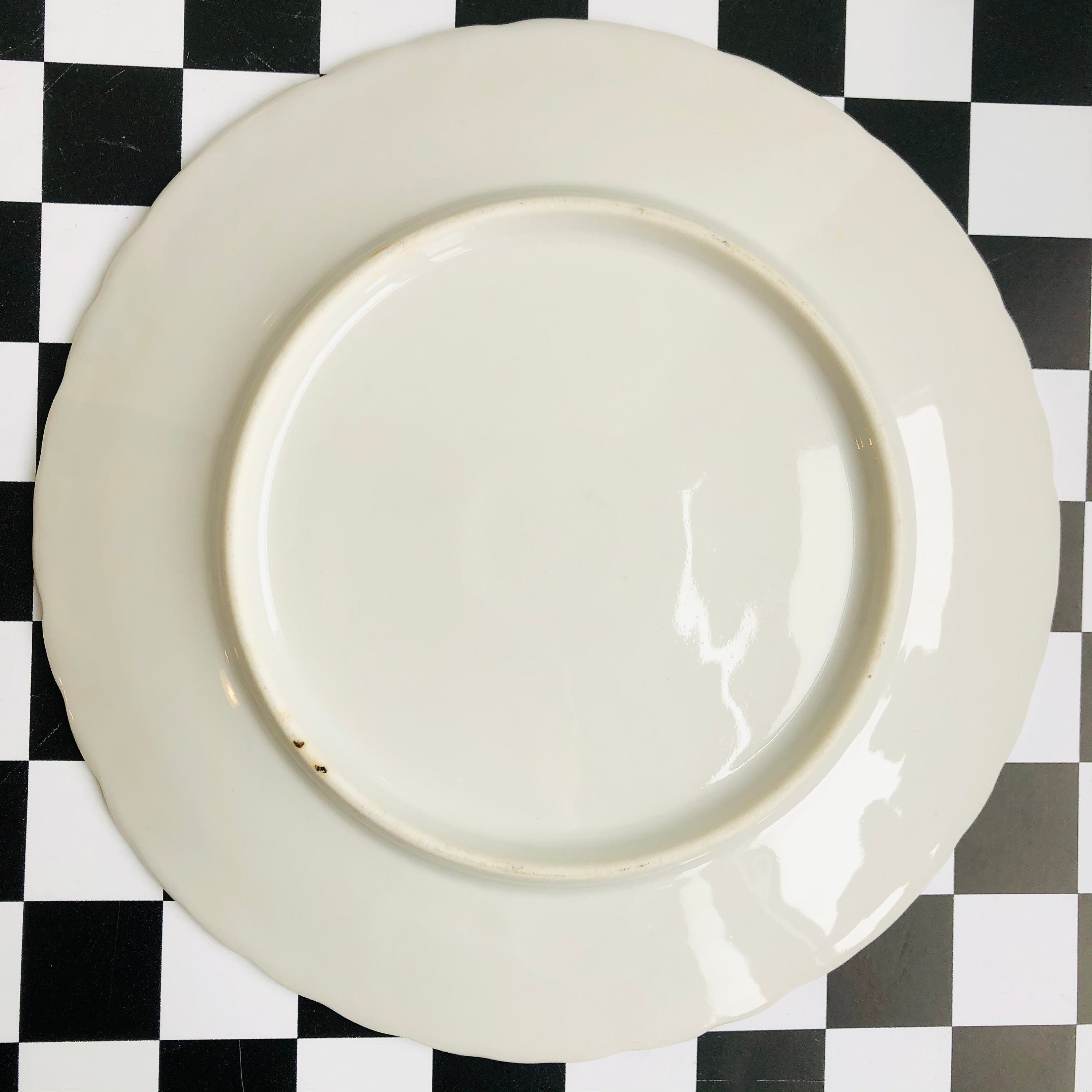 Antique Limoge Dessert Plates Set of 5, Pastel China Pattern, Blue and