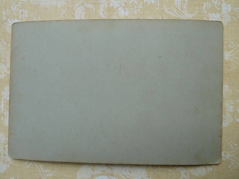 Antique 1890's Photo Toddler Sitting on Rocks With Tree, Kewaskum