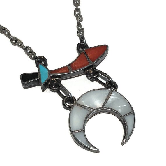 Very Rare Signed Orange Coral Vintage Native American Navajo Sterling Silver Necklace Very Rare Signed Orange Coral Vintage Native American Navajo Sterling Silver Necklace