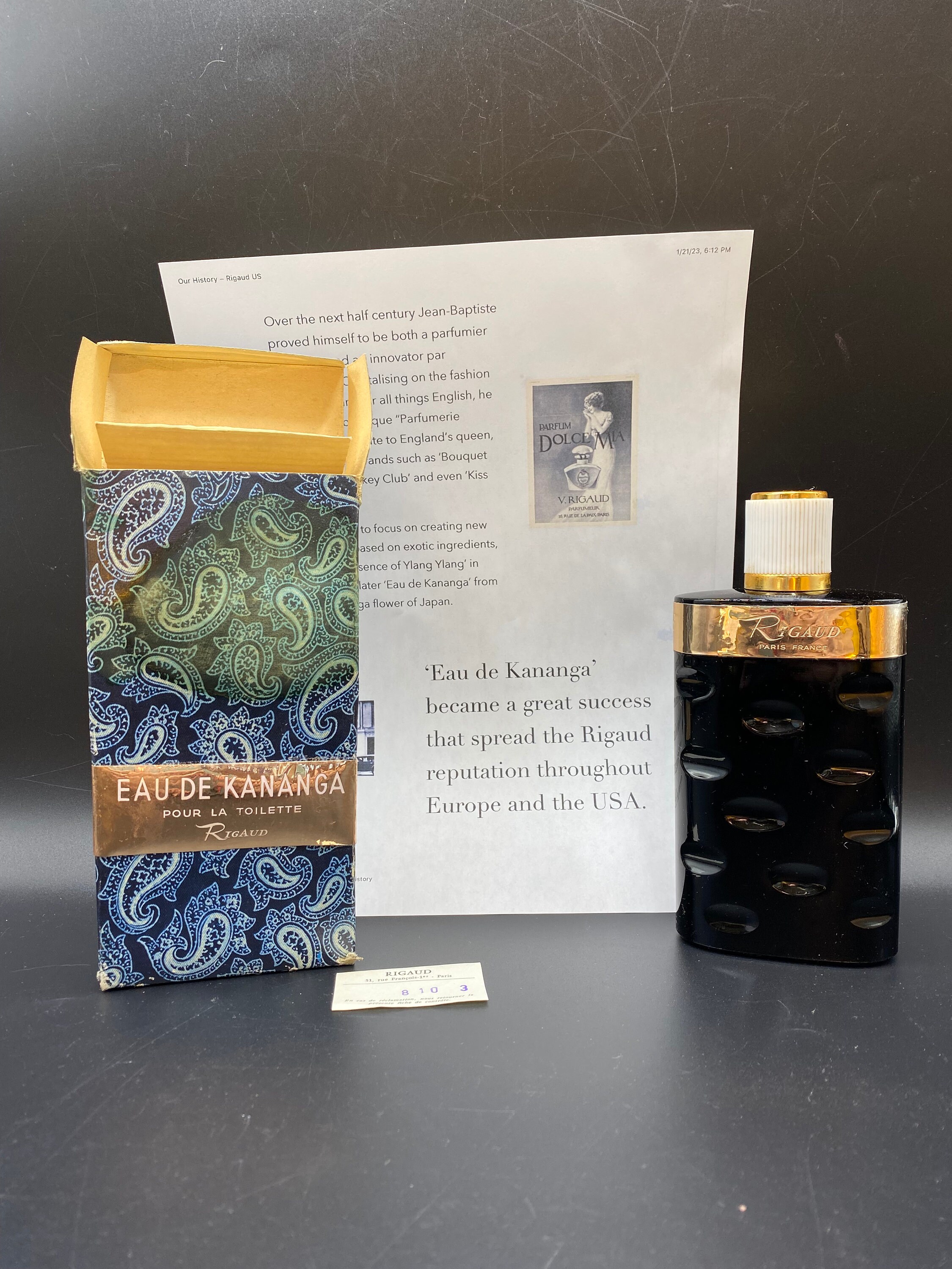Parfum Everève - Rigaud - Eau De Parfum 60ml Splash, Hors Production
