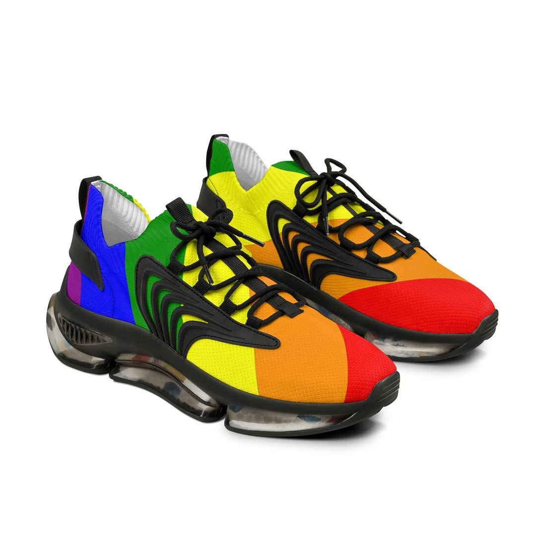 Men's Mesh Gay Pride Sneakers LGBTQ Pride Gift Idea Men's Shoes Gay Men