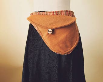 Upcycled Bauchtasche | Handgemachte Hüftgurt Tasche | Boho Hippie-Gürteltasche | Reise-Tasche | Festival Bauchtasche | Festival Bauchtasche | Gürteltasche