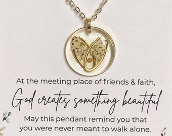 Mustard Seed Better Together Necklace; Faith jewelry, Inspirational Christian Gift