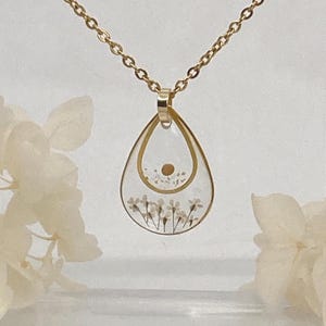 Mustard Seed Teardrop Necklace; Faith jewelry, Inspirational Christian Gift, Matthew 17:20