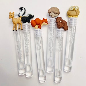 Woodland Animal Bubbles: Forest Party Favors