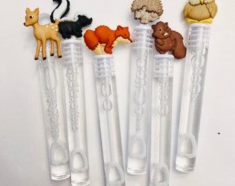 Woodland Animal Bubbles: Forest Party Favors