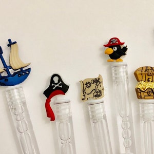 Pirate Theme Bubble Party Favors